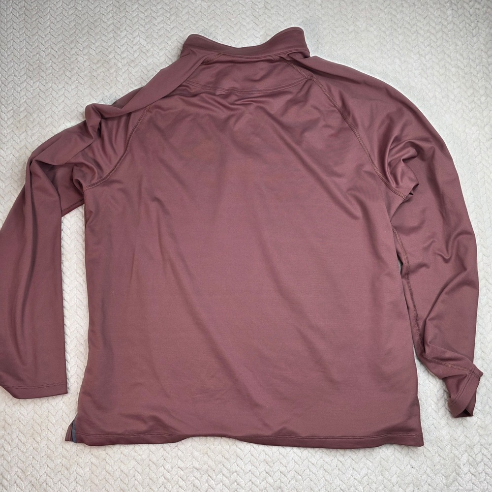 Rhone Mens XL Quarter Zip Pullover Mauve Performance Long Sleeve Activewear Top - Picture 6 of 7